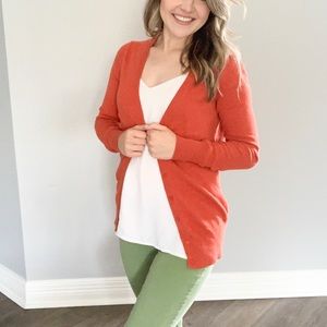Burnt Orange Cardigan